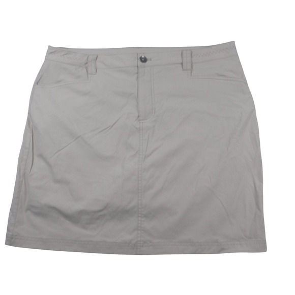 Eddie Bauer Pants - Eddie Bauer Travex Women Tan Beige Hiking Athletic Skort Size T14 Tall